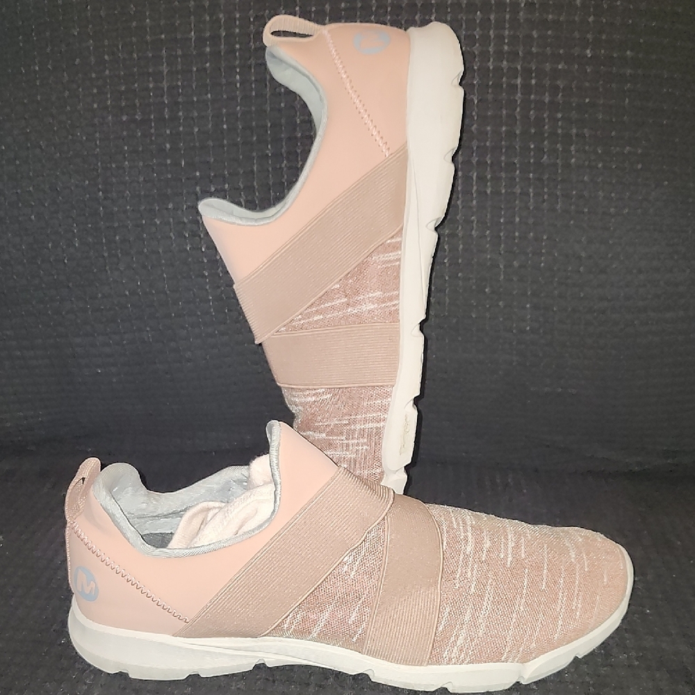 Merrell Women's Dusty Pink Slip-On Knit Sneakers - Picture 4 of 7